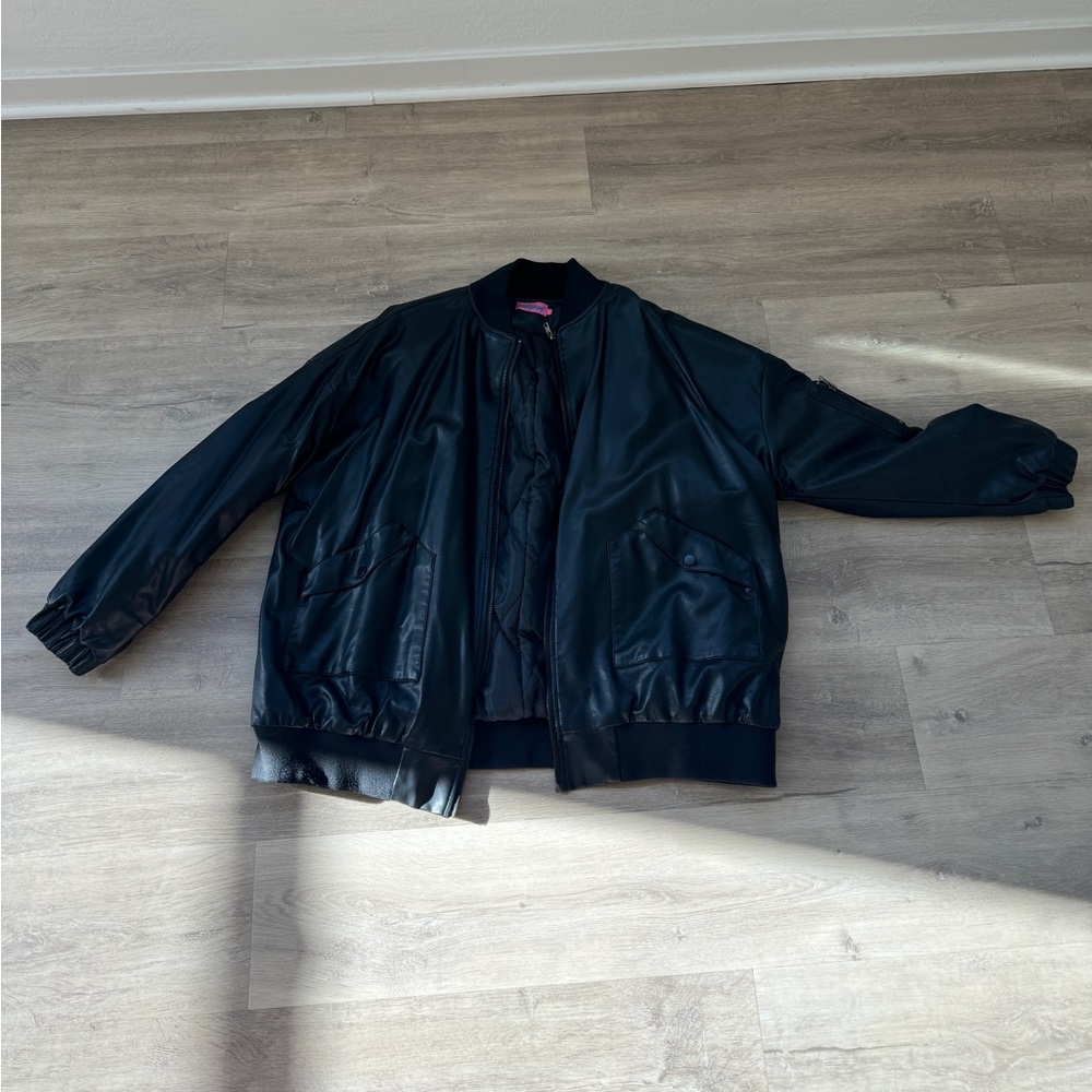 EDIKTED LEATHER JACKET